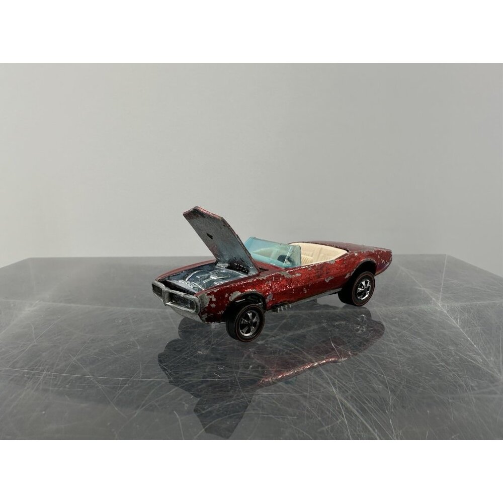 Vintage Hot Wheels Redline 1968 Red Custom Firebird - Picture 7 of 10